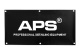 APS Wand Werkstatt Werbe Banner 50 x 100cm black S-Cut 