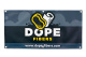 Dope Fibers Wand Werkstatt Werbe Banner 50 x 100cm