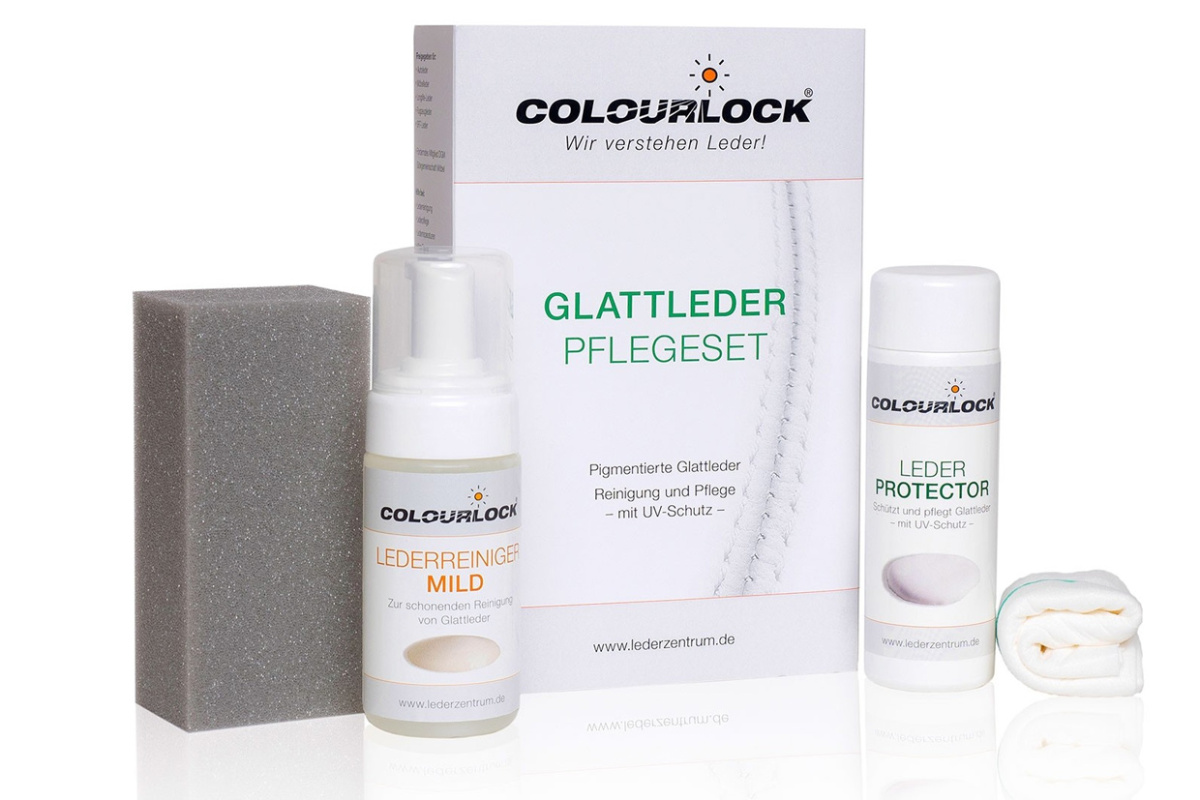 Colourlock Glattleder Pflegeset 125ml Reiniger mild + 150ml Protector 