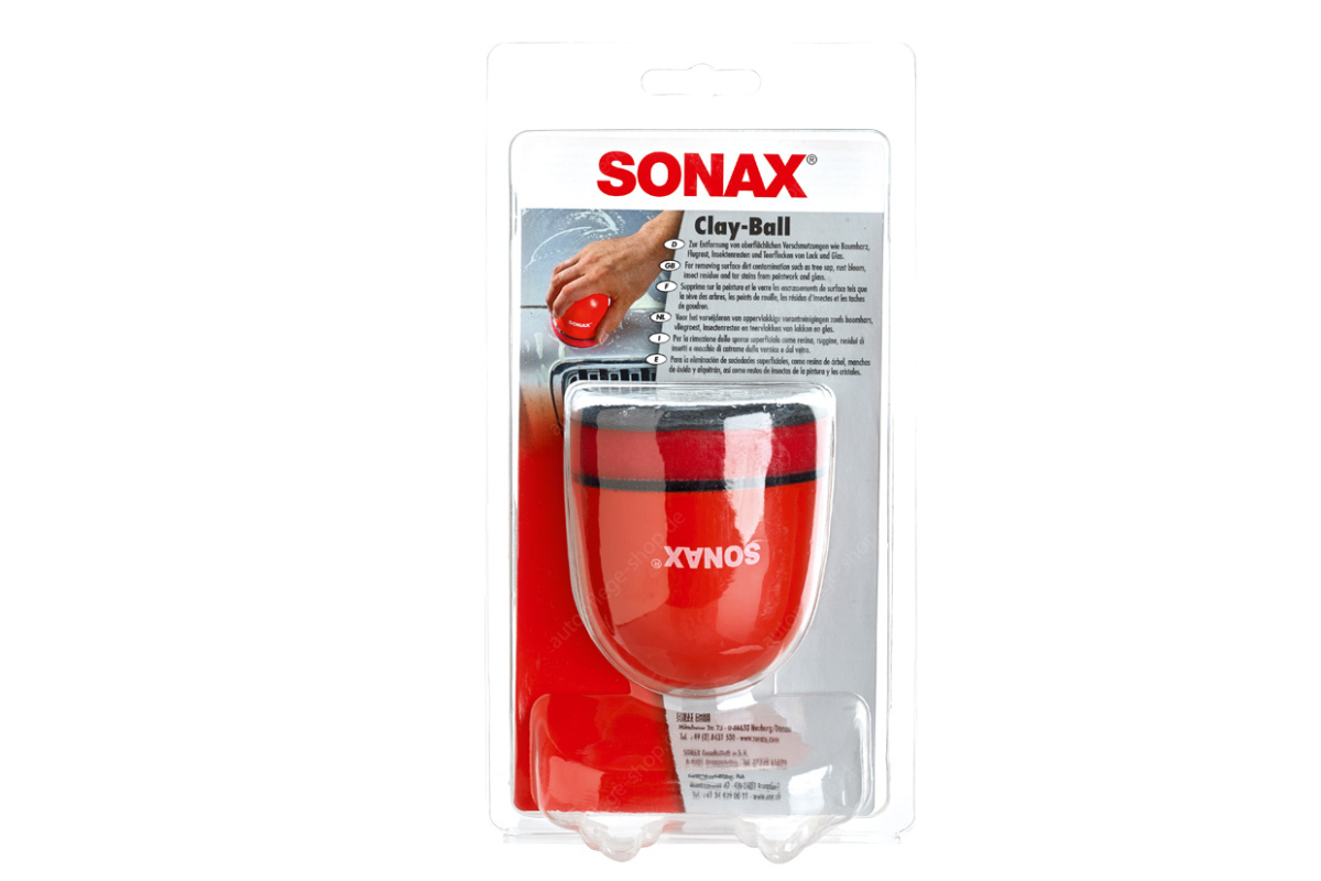 SONAX Clay (100 g) hochwertige und langlebige Knetmasse & XTREME  ScheibenKlar - Pure Water Technology (500 ml) besonders kraftvoller  Reiniger für eine besser benetzte Glasoberfläche