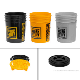 Detailing Buckets Work Stuff Black & Yellow - OCD Detailing