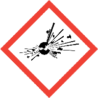 Explosiv Symbol: explodierende Bombe